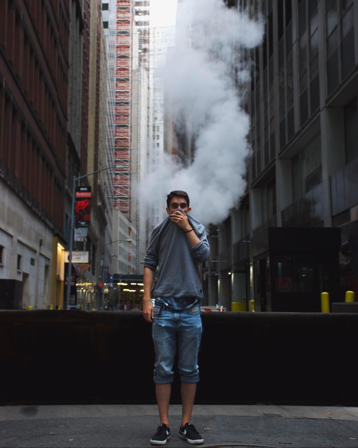 Me at broadway street in New York